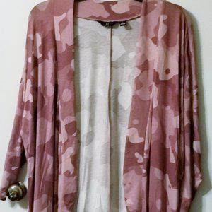 Plum Camo Knit Cardigan G by Giuliana